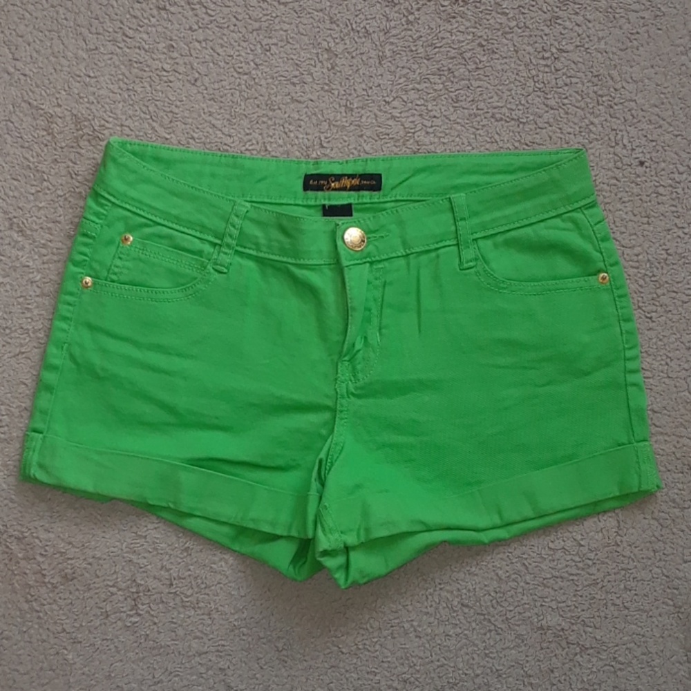 EUC Green Southpole Jean Shorts Size 9